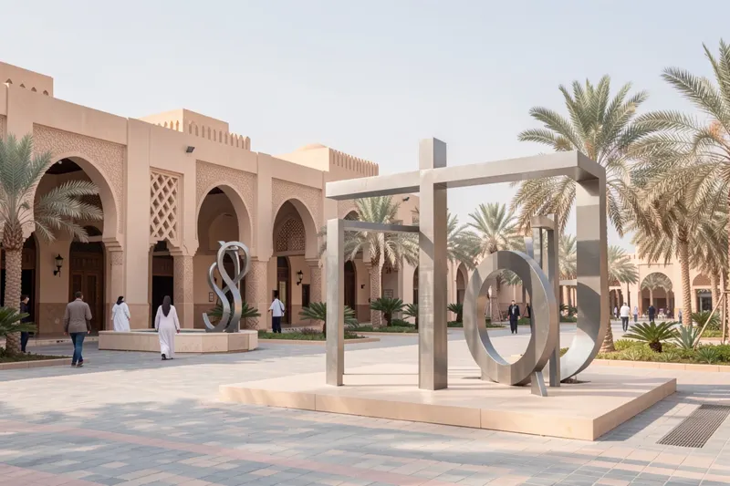 Traditional and modern architecture in Sharjah